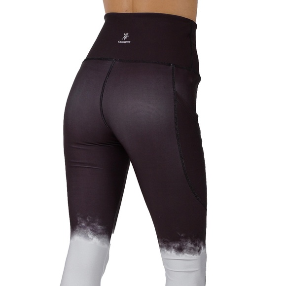 Ombre leggings deep side pockets and highwaisted - Picture 2 of 6